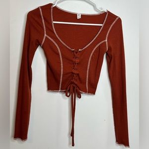 Urban Outfitters (BP) Corset Crop Top